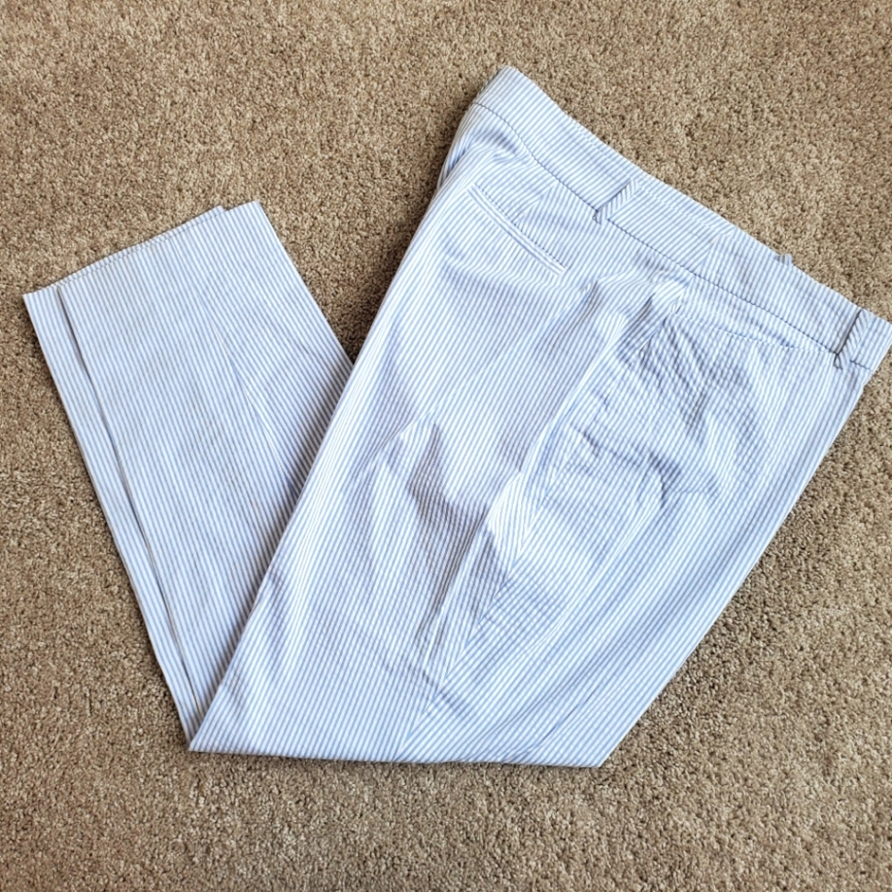 Brooks Brothers Women's Seersucker Pants (Size 16) - Picture 3 of 8